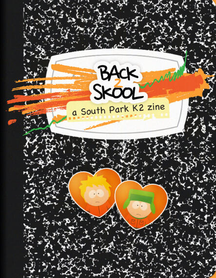 Zine cover design ✦ Back to Skool: South Park Fanzine (2024)