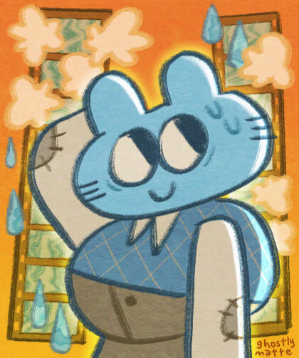 Character card designs: Coworkers at the Midstellar Market mini series ✦ Personal Work