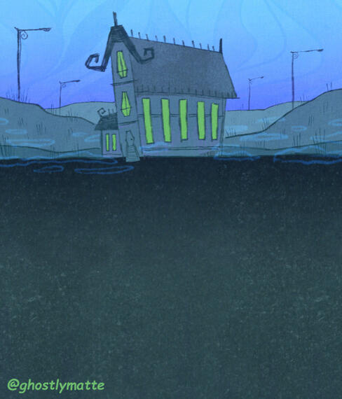 Background art ✦ Lined school courtyard